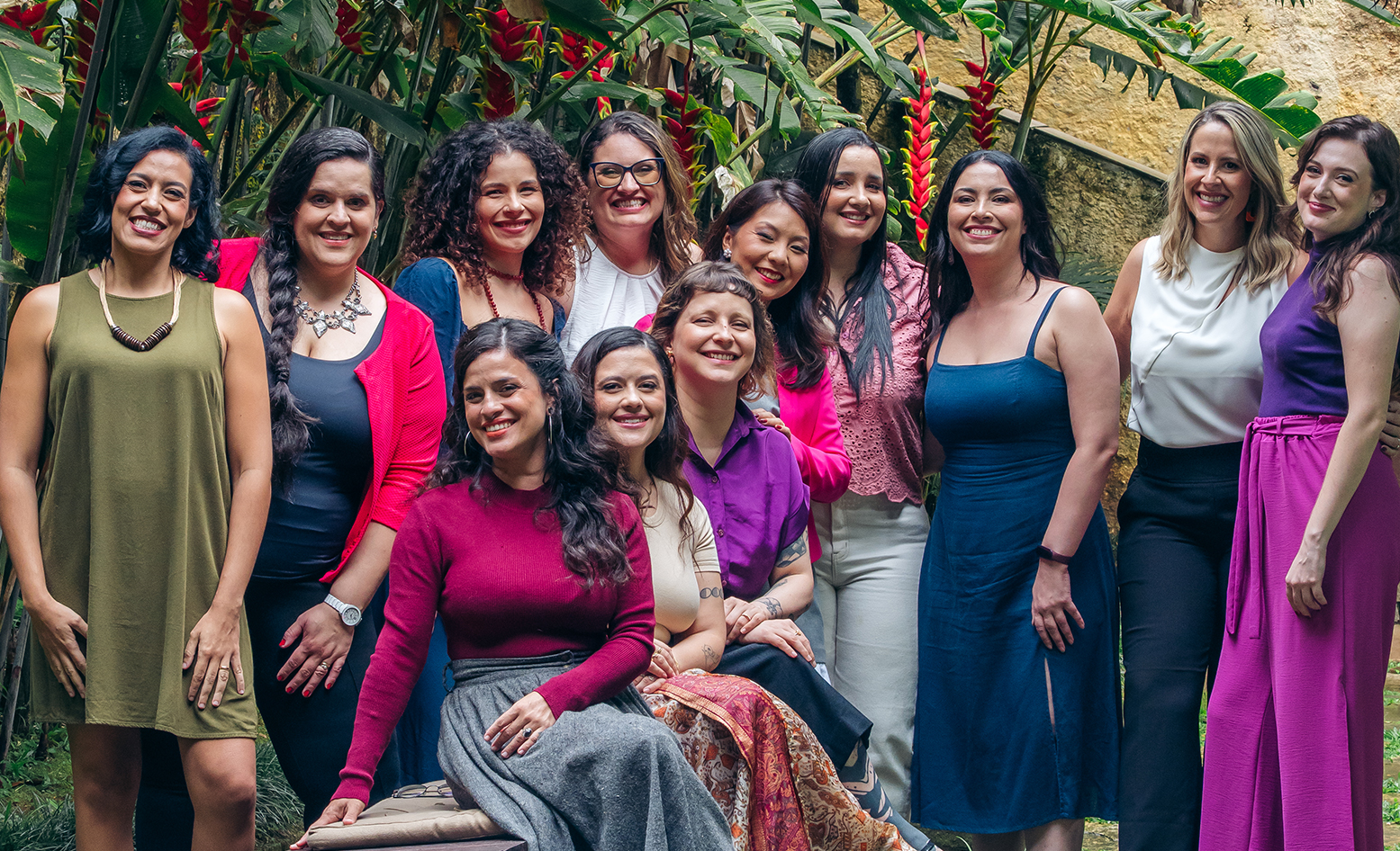 Equipe da Panorama Idiomas reunida em confraternização